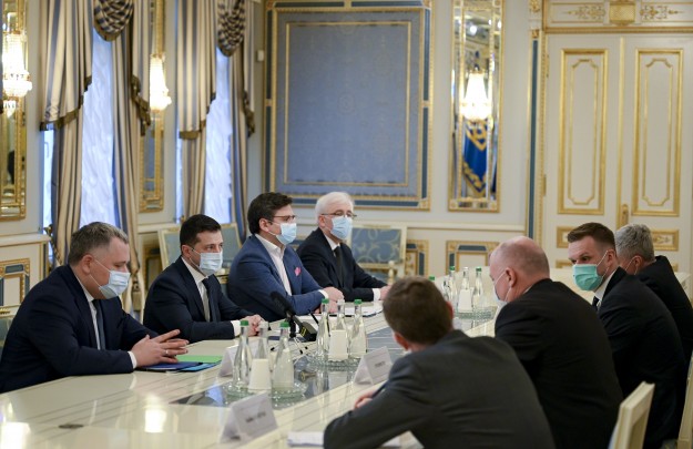 Володимир Зеленський зустрівся з міністром закордонних справ Литви