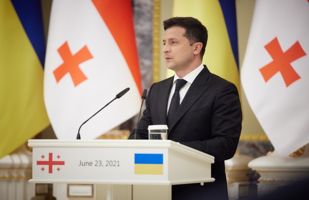 Володимир Зеленський за підсумками переговорів із Саломе Зурабішвілі: Наше спільне завдання – наповнити стратегічне партнерство України та Грузії реальним змістом