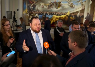Ruslan Stefanchuk: Today, there is a big constitutional crisis in relations between the people and the remaining authorities