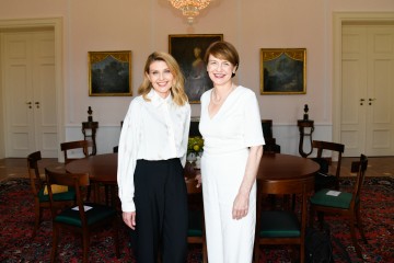 President’s wife Olena Zelenska met with the First Lady of the Federal Republic of Germany Elke Büdenbander