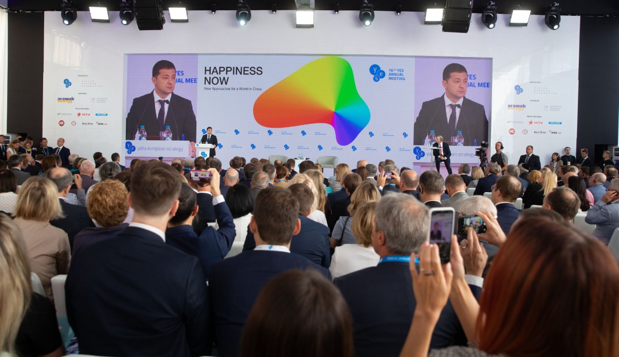 Виступ Президента України Володимира Зеленського на 16-й щорічній зустрічі Ялтинської європейської стратегії