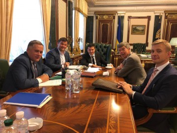 Володимир Зеленський під час зустрічі з Вільямом Тейлором подякував США за постійну підтримку України