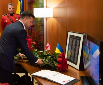 Volodymyr Zelenskyy honored memory of Candian citizens killed in a plane crash in Iran