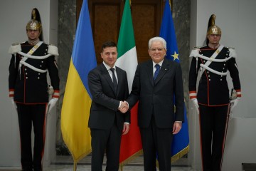 Meeting of the Presidents of Ukraine and Italy started