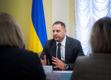 Head of the Office of the President Andriy Yermak met with Ambassadors of the G7 and EU countries