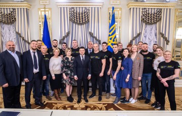 Зустріч Президента з національною збірною Invictus Games, 13 березня 2020 року