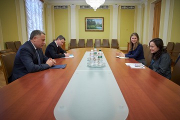 Deputy Head of the Office of the President Ihor Zhovkva met with UN Resident Coordinator in Ukraine