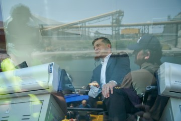 President got himself acquainted with the work of terminals and investment projects of TIS and the state stevedore of SE 