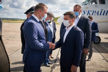 Volodymyr Zelenskyy arrived on a working trip to Volyn