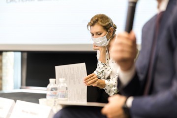 Олена Зеленська обговорила з фахівцями робочої групи з реформування системи шкільного харчування план дій у межах проекту