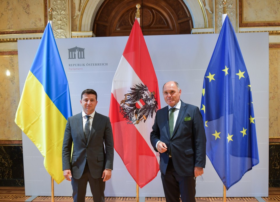 President Of Ukraine Met With The President Of The Austrian Parliament Official Website Of The President Of Ukraine