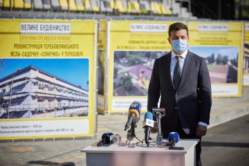 Володимир Зеленський проінспектував «Велике будівництво» на Тернопільщині