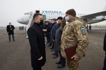 Volodymyr Zelenskyy is on a working trip to Zaporizhzhia