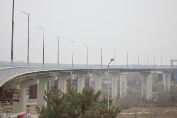 President of Ukraine launched car traffic on the Beam Bridge in Zaporizhzhia