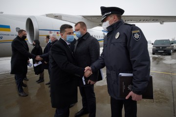President began a working trip to the Kharkiv region