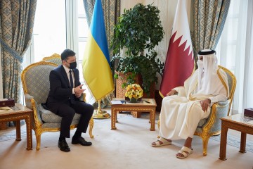 President of Ukraine and Emir of Qatar discussed prospects for expanding trade, economic and investment cooperation