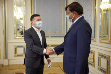 Volodymyr Zelenskyy met with Executive Chairman of the Board of Directors at ArcelorMittal Lakshmi Mittal