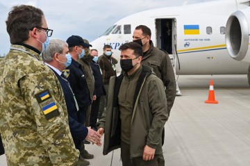 President is on a working trip to the Kherson region
