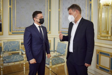Volodymyr Zelenskyy met with the co-chairman of the German party 