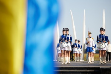 The Day of the National Flag in different parts of Ukraine