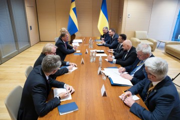 Volodymyr Zelenskyy met with the Prime Minister of Sweden