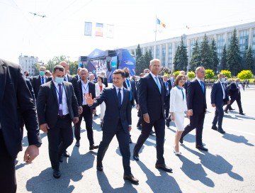 President of Ukraine took part in the festivities on the occasion of Moldova's Independence Day