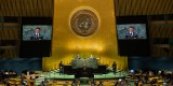 Президент України Володимир Зеленський виступив на загальних дебатах 76-ї сесії Генеральної Асамблеї ООН, 22 вересня 2021 року