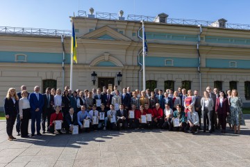 Зустріч Президента України з освітянами та переможцями міжнародних олімпіад