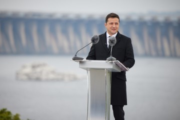 President of Ukraine addressed the military lyceum students who took the solemn oath