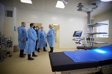 Заступник керівника Офісу Президента ознайомився в Полтаві з роботою важливих медичних закладів, які зводять у межах «Великого будівництва»