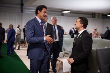 President of Ukraine met with the Emir of the State of Qatar in Glasgow