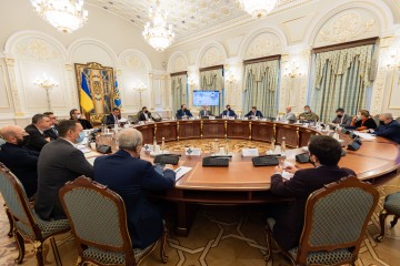 NSDC chaired by the President considered enhancing security measures on the Ukrainian-Belarusian border