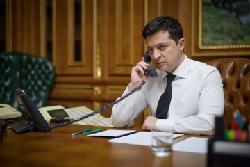 President of Ukraine had a phone conversation with the President of the United States