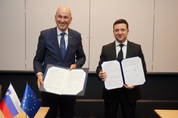 Volodymyr Zelenskyy and the Prime Minister of Slovenia signed a Declaration in support of Ukraine's European perspective