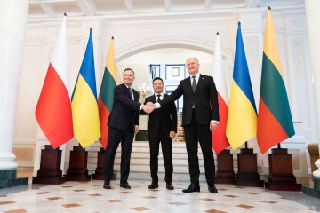 Ukraine, Lithuania, Poland have common approaches to key challenges in region, as evidenced by signing of joint statement – Zelenskyy