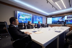 Президент України Володимир Зеленський стежив у режимі онлайн за запуском на орбіту українського супутника «Січ-2-30», що відбувся з пускового майданчика на мисі Канаверал у штаті Флорида (США), 13 січня 2022 року