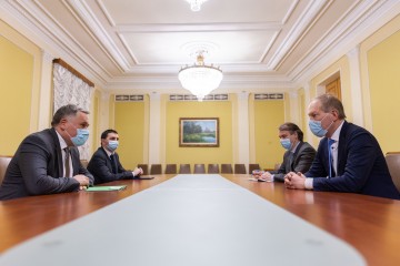 Ihor Zhovkva met with the Chairman of the Foreign Affairs Committee of the Estonian Parliament
