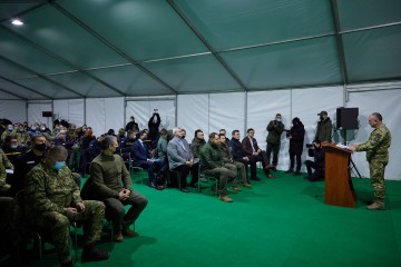 President held a meeting on the security situation in the Donetsk and Luhansk regions