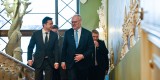 Президент України Володимир Зеленський зустрівся з Президентом Естонської Республіки Аларом Карісом, який прибув до нашої країни з робочим візитом, 22 лютого 2022 року. 