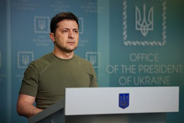 Address by the President to Ukrainians at the end of the first day of Russia's attacks