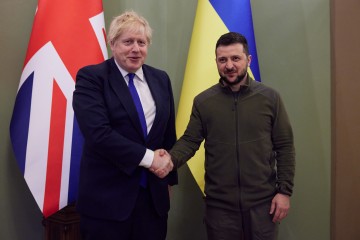 Ukraine and Great Britain will continue to strengthen anti-war coalition - Volodymyr Zelenskyy after meeting with Boris Johnson in Kyiv