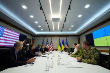 President of Ukraine met with the Secretary of State and Secretary of Defense of the United States of America