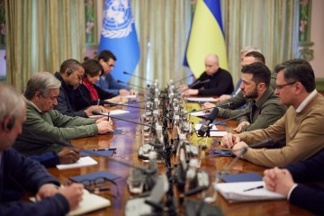 Volodymyr Zelenskyy met with the UN Secretary-General in Kyiv