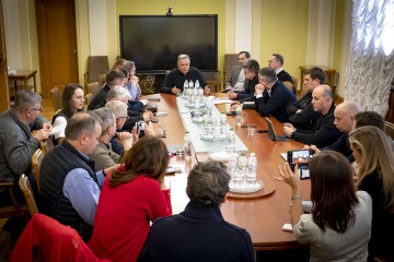 Ihor Zhovkva met with MPs of countries that are members of the United 4 Ukraine international network 