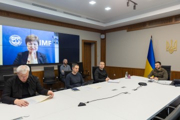 President and the IMF Managing Director discussed the support of Ukraine's economy during the war