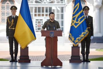 President received credentials from the Ambassadors of the United States, India and Moldova to Ukraine and started a new tradition of such ceremonies in St. Sophia's Cathedral