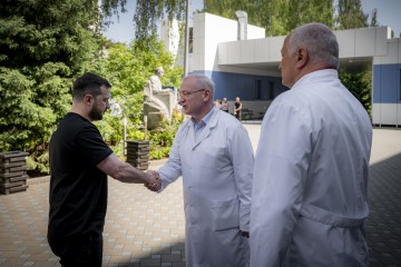 Відвідання Президентом Національного інституту хірургії та трансплантології імені Шалімова