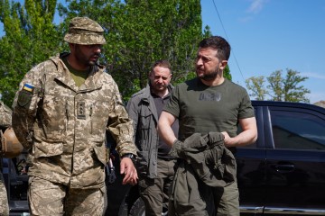 President visited the frontline positions of Ukrainian defenders in the Zaporizhzhia region