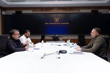 Andriy Yermak met with the President of Yahad-In Unum organization, which collects evidence of Russia's war crimes in Ukraine