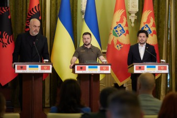 Albania, Montenegro and North Macedonia support Ukraine's course for full membership in the EU - Volodymyr Zelenskyy after meeting with the heads of governments of these countries